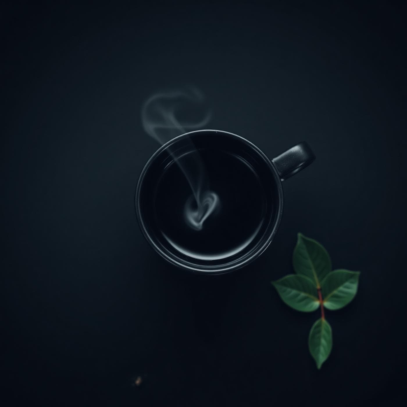 Freshly poured METHOD Focus Formula in a matte black mug